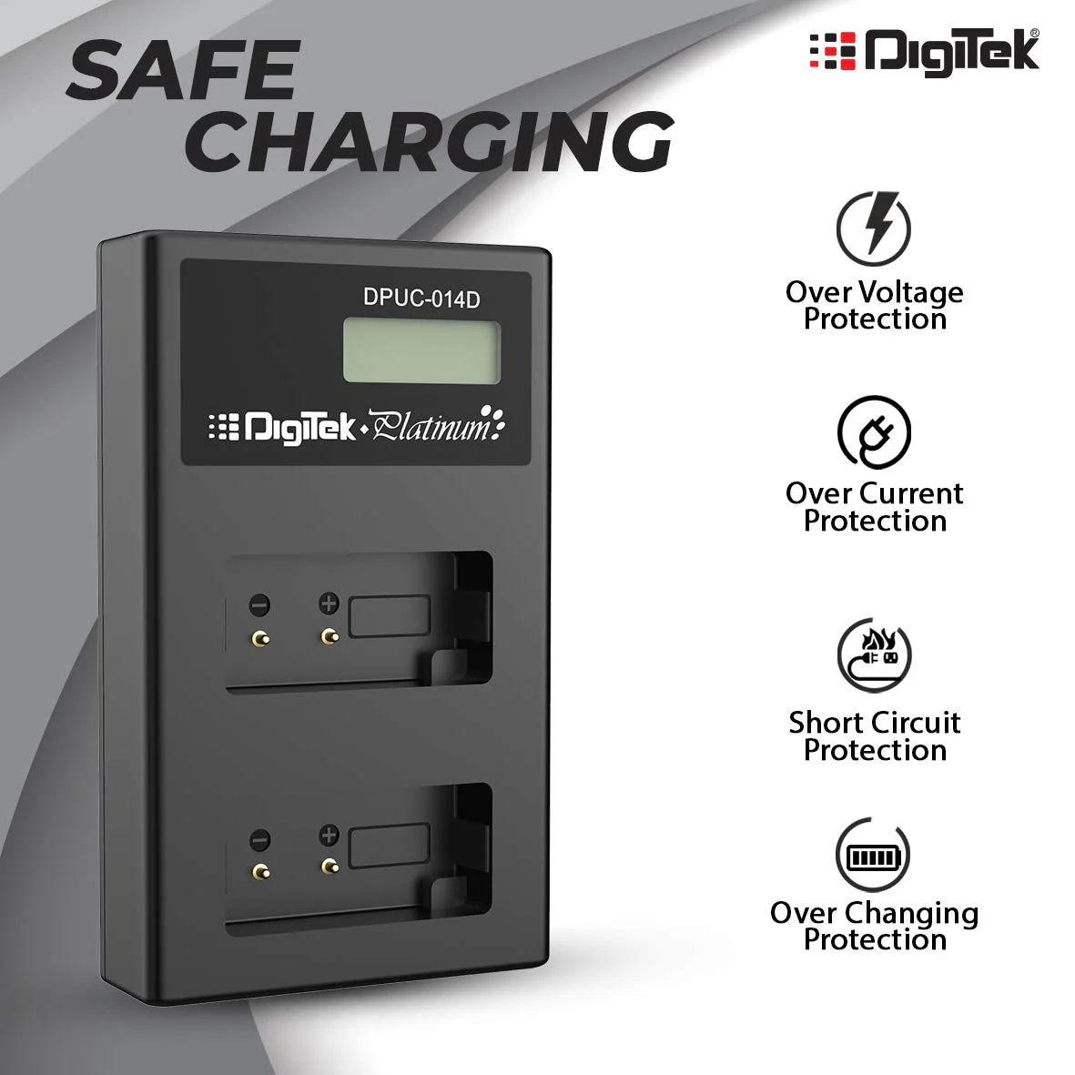 Digitek (DPUC 014S (LCD MU) FZ100 for FZ100) Platinum Charger DPUC 014S (LCD MU) FZ100 for FZ100 Battery - Image 6