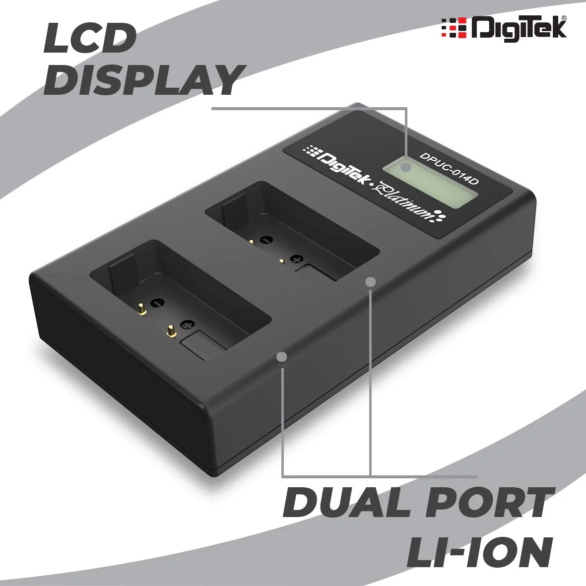 Digitek (DPUC 014S (LCD MU) FZ100 for FZ100) Platinum Charger DPUC 014S (LCD MU) FZ100 for FZ100 Battery - Image 4