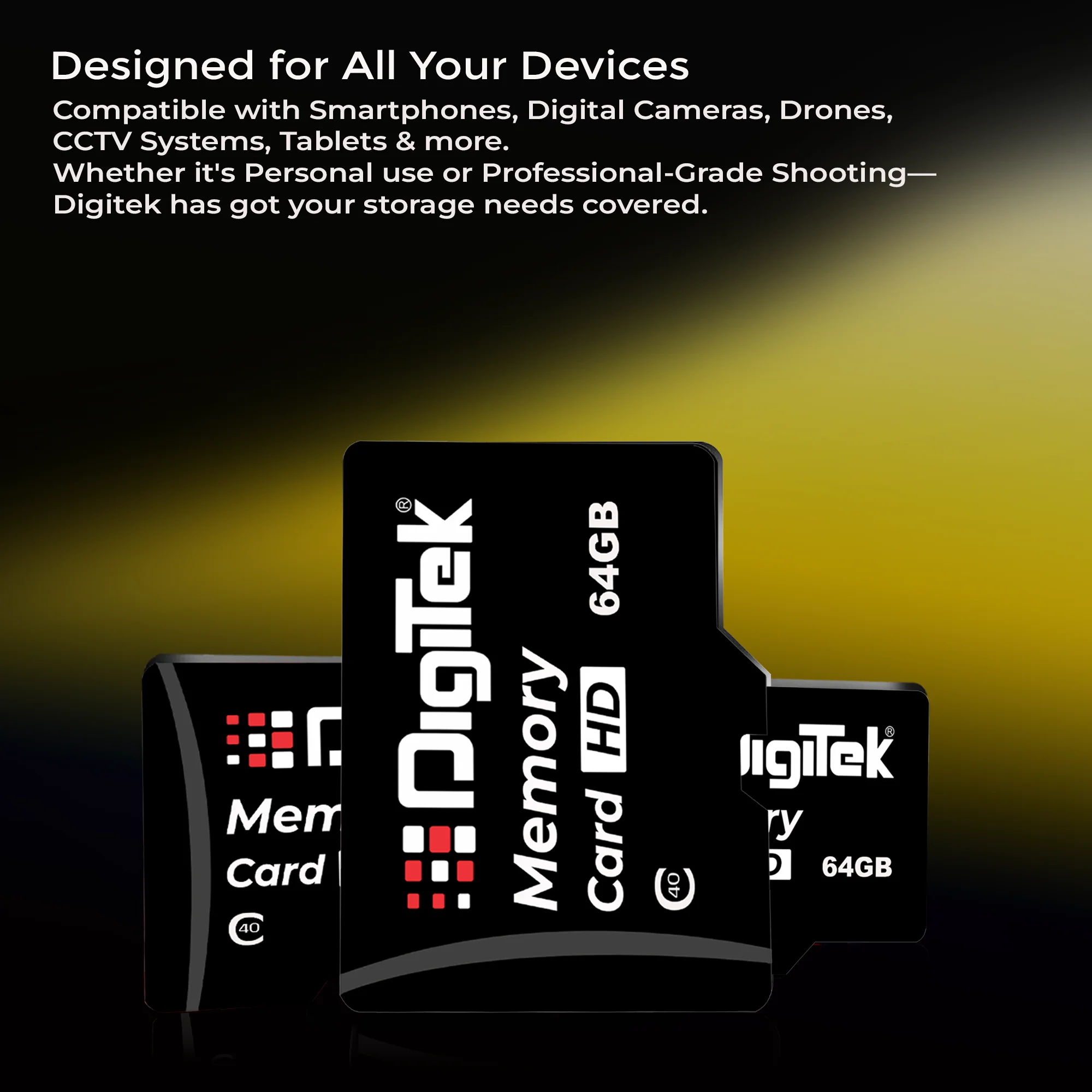 Digitek (DTF 64GB C40) High Speed 64GB Micro SDHC UHS III Memory Card – A2 Speed, 200MB/s, Waterproof & Shockproof, for 4K/8K Video, Drones, CCTV & Smartphones - Image 7