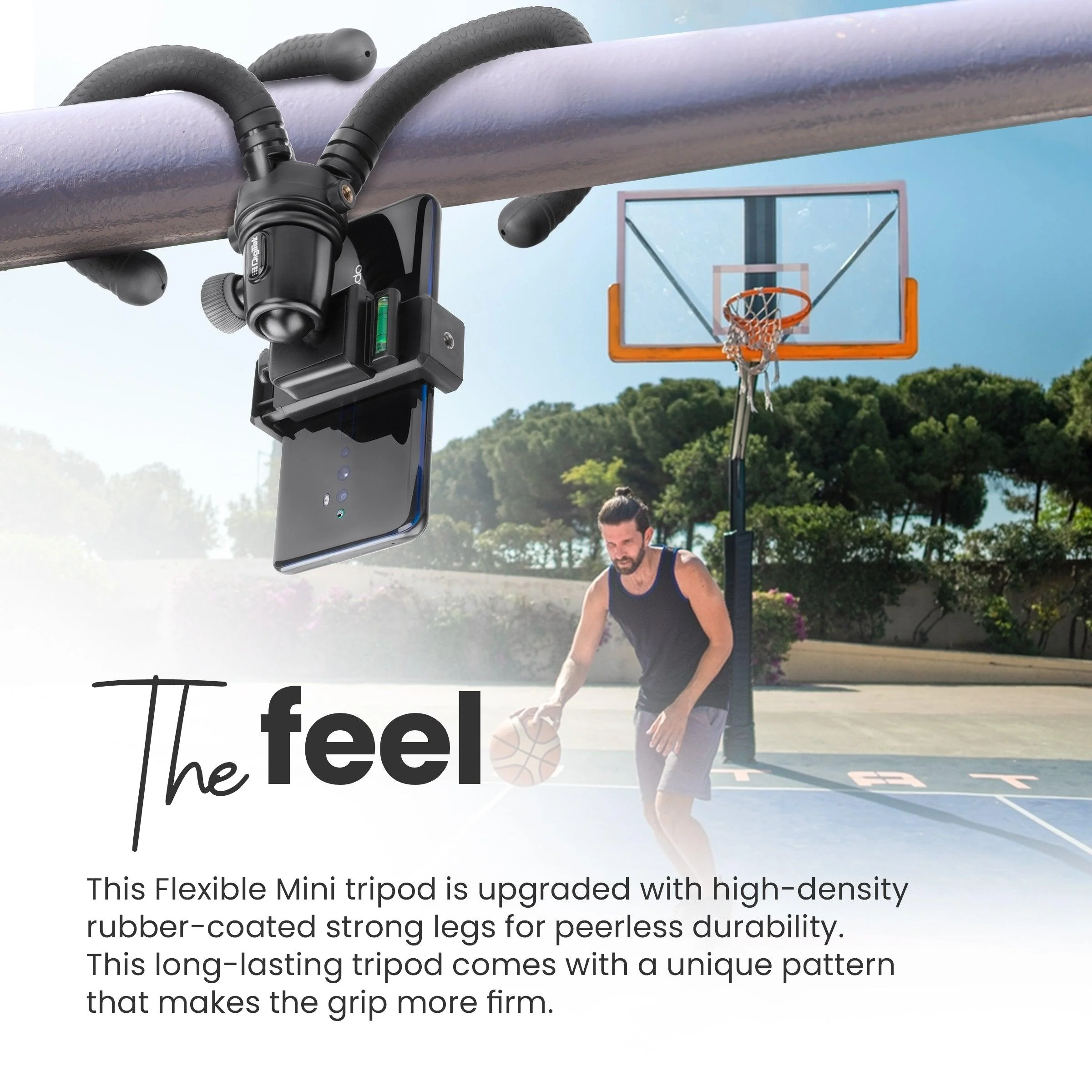 DIGITEK (DTR-320 FT) Flexible Gorillapod Tripod for All Cameras and Mobile Phones with 360° Ball Head and Phone Holder, Max. Load 3kgs, Carry Bag Included, (Black) - Image 7