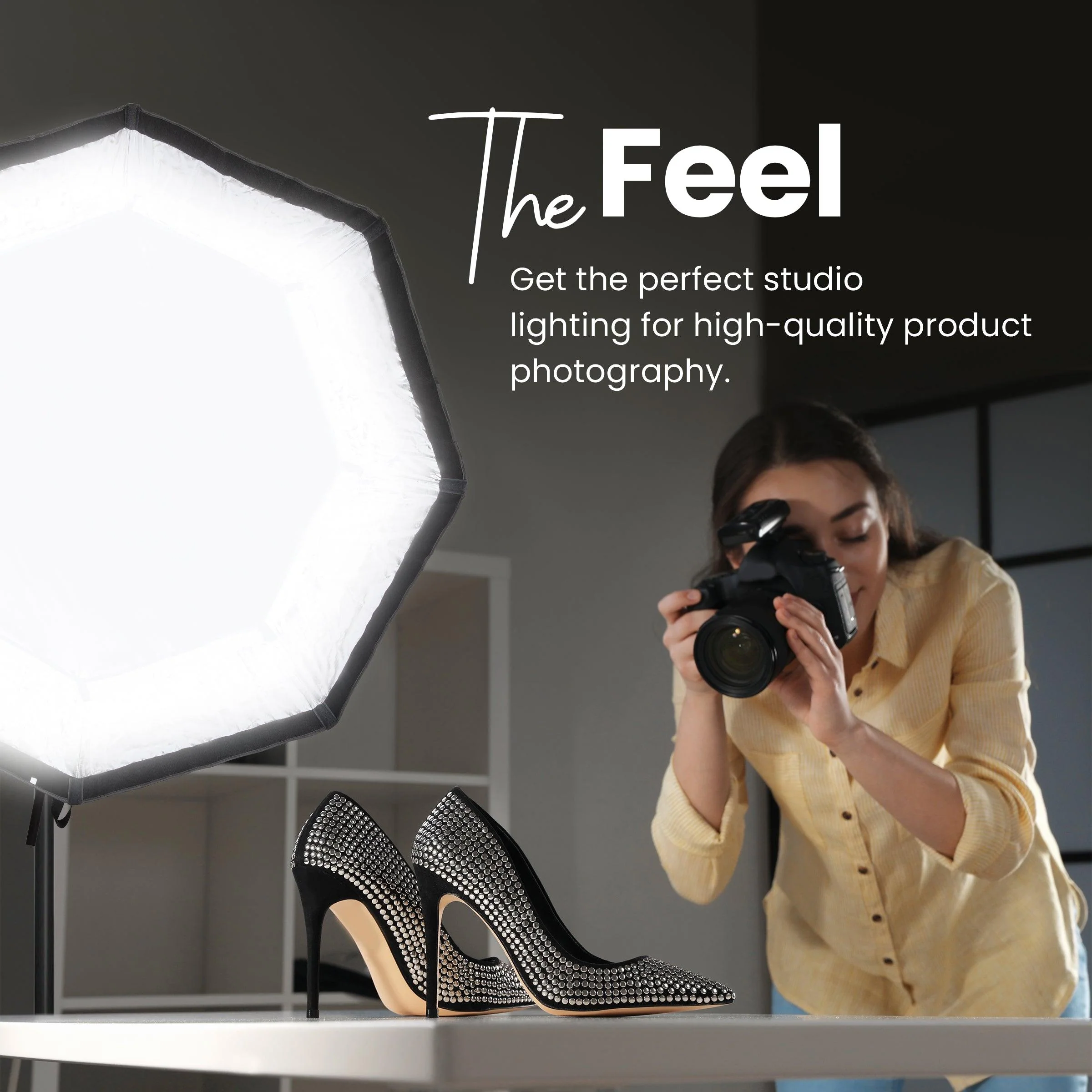 Digitek (DSBH-055) Lightweight & Portable Soft Box Comes with S2 Type Bracket & 2 Diffuser Sheets | Carrying Case | Compatible with All Flash Speedlights - Image 5