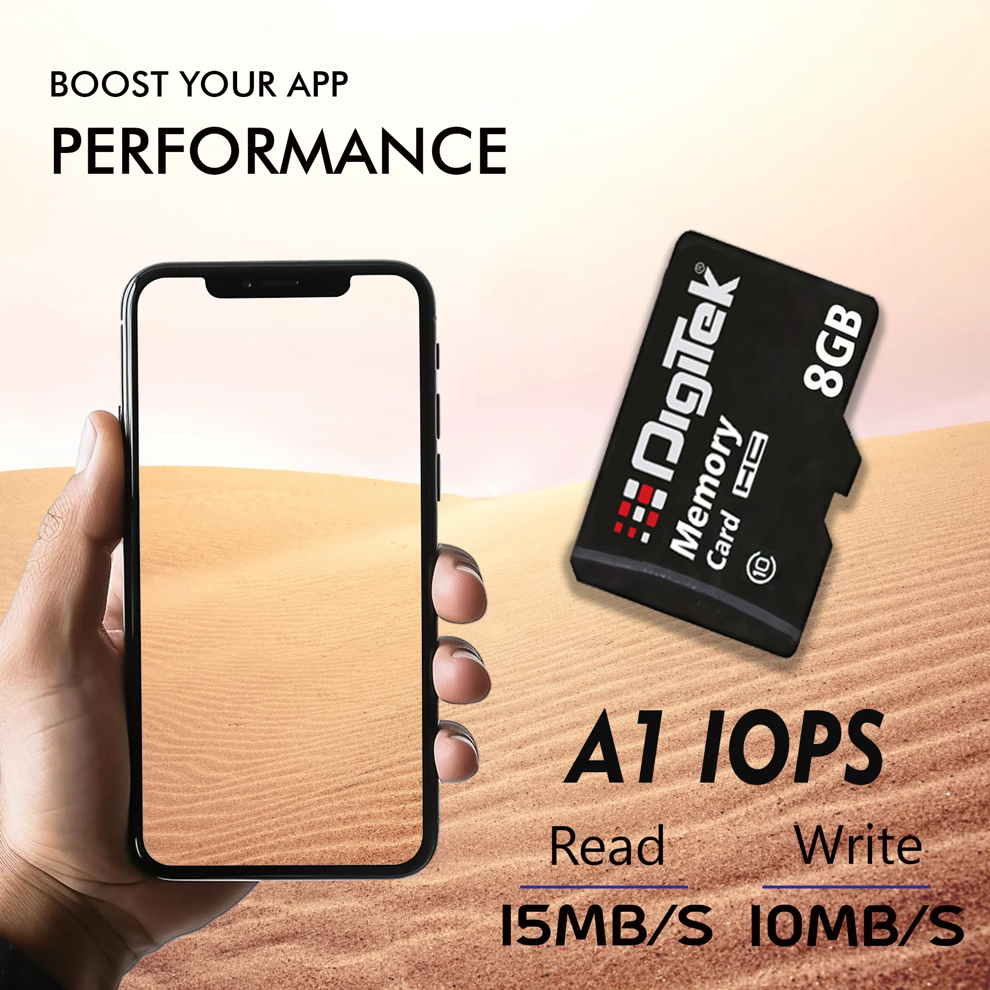 Digitek (DTF 8GB C10) High Speed Micro SDHC 8GB UHS-I Memory Card – A1, Class 10, 100MB/s Speed, Waterproof, Shockproof, X-Ray Safe, Ideal for Smartphones, Cameras, CCTV & More - Image 8