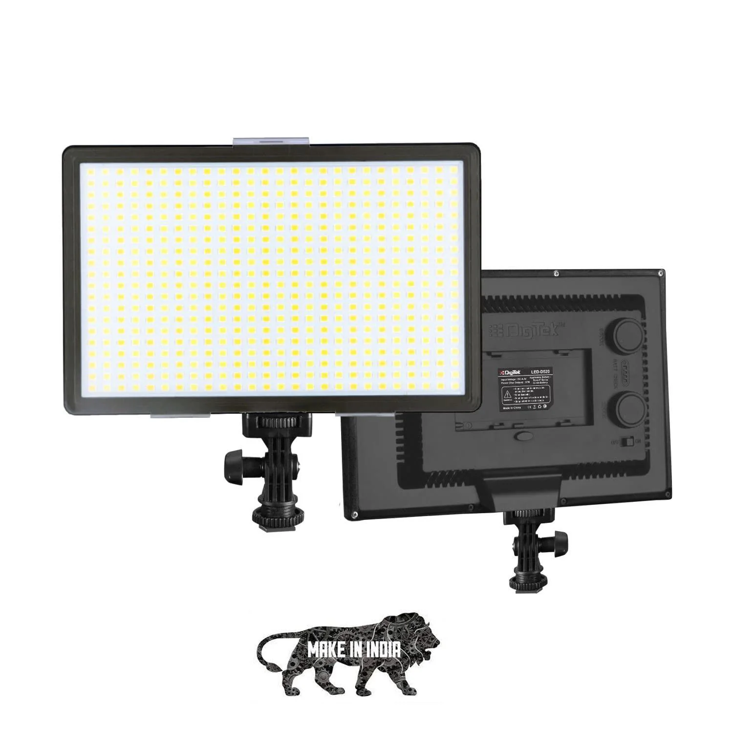 Digitek (LED-D520 WB) Professional LED 37W Video Light Compatible with Tripods, Monopods, Cameras, Table Stand & Camcorder, for Photo & Videography (Battery Not Included) - Image 4