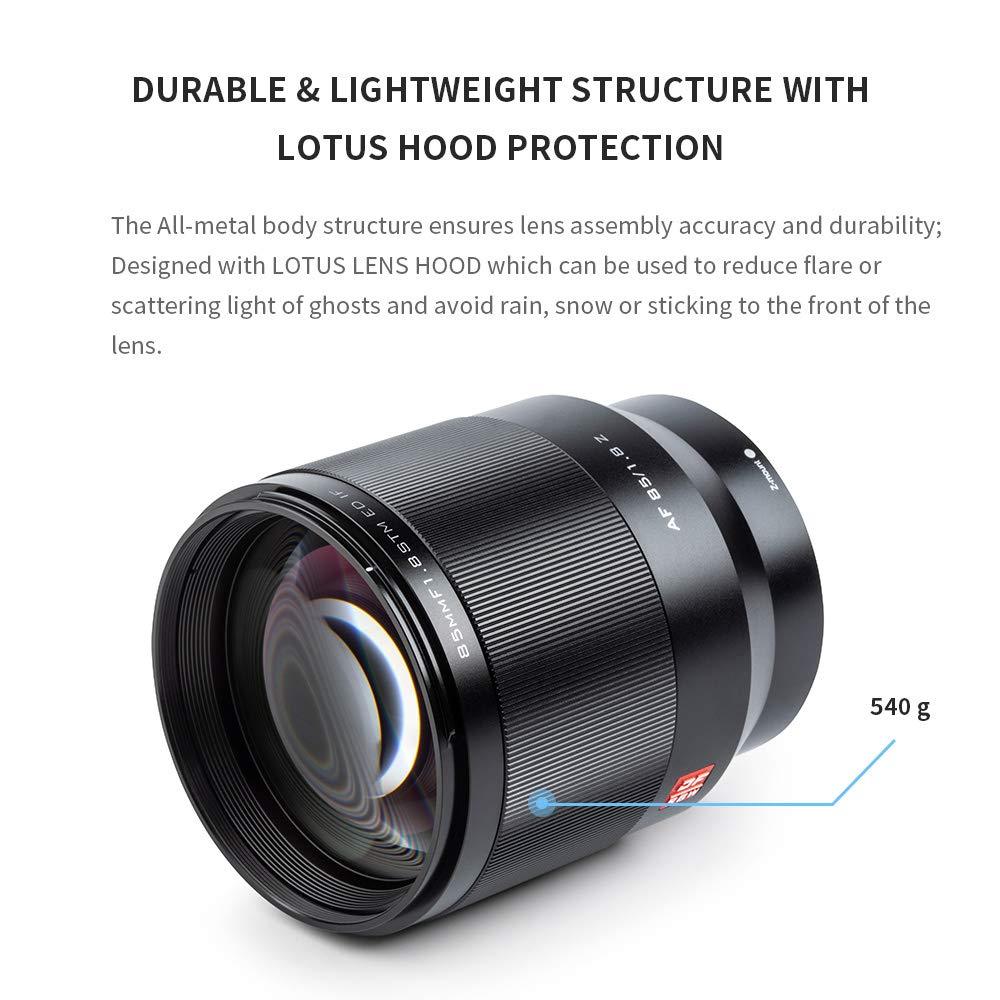 VILTROX 85mm F1.8 STM Autofocus Lens Wide Compatible with Nikon Z-Mount Z5/Z6/Z7/Z6 II - Image 9
